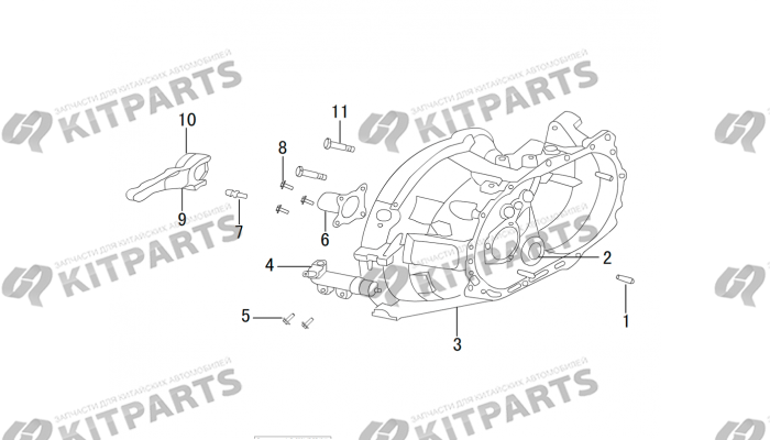 Картер сцепления Haval H6
