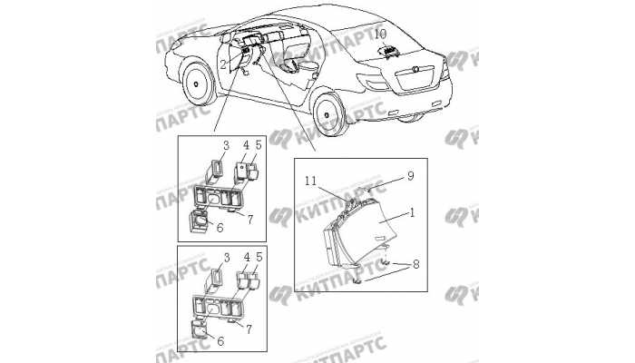 Комбинация приборов BYD F3 (F3R)