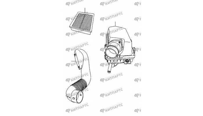 Корпус воздушного фильтра Chery