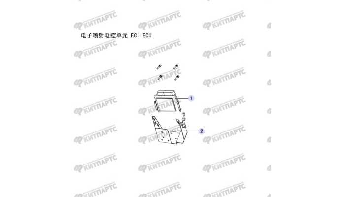 Блок управления двигателем (турбодизель 2,8TC) Great Wall