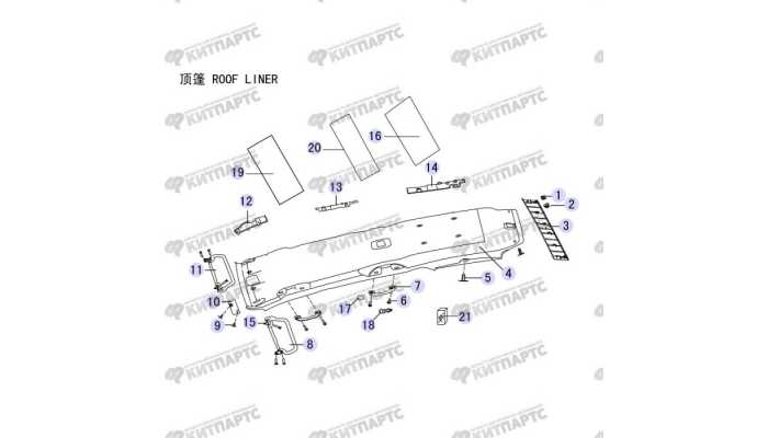 Обивка потолка Great Wall Hover