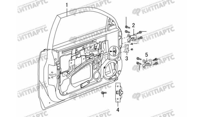 Дверь передняя Great Wall Hover H3 New